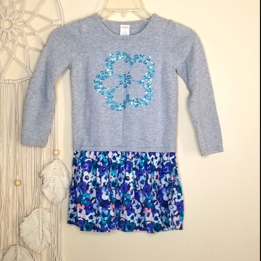 Gymboree Girl's Sweater Floral Dress 6